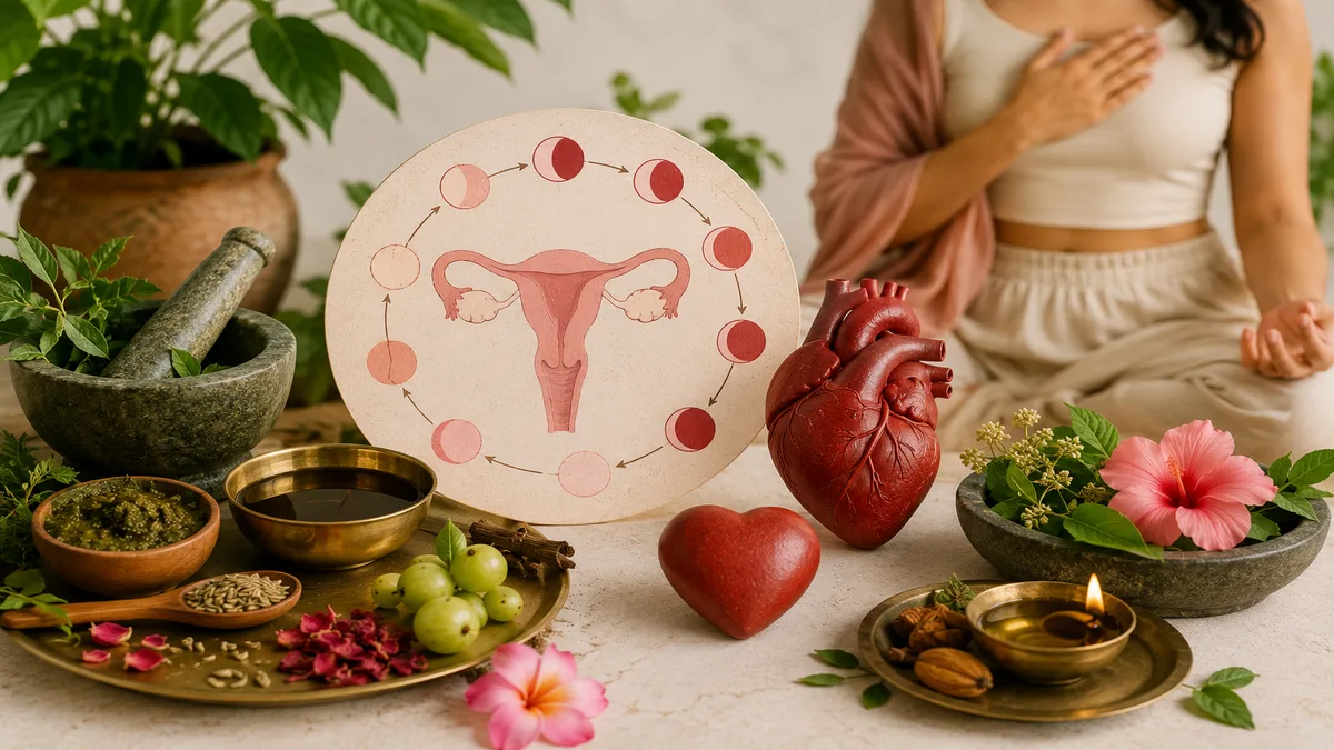 The Link Between Menstrual Cycle and Heart Health: An Ayurvedic Perspective